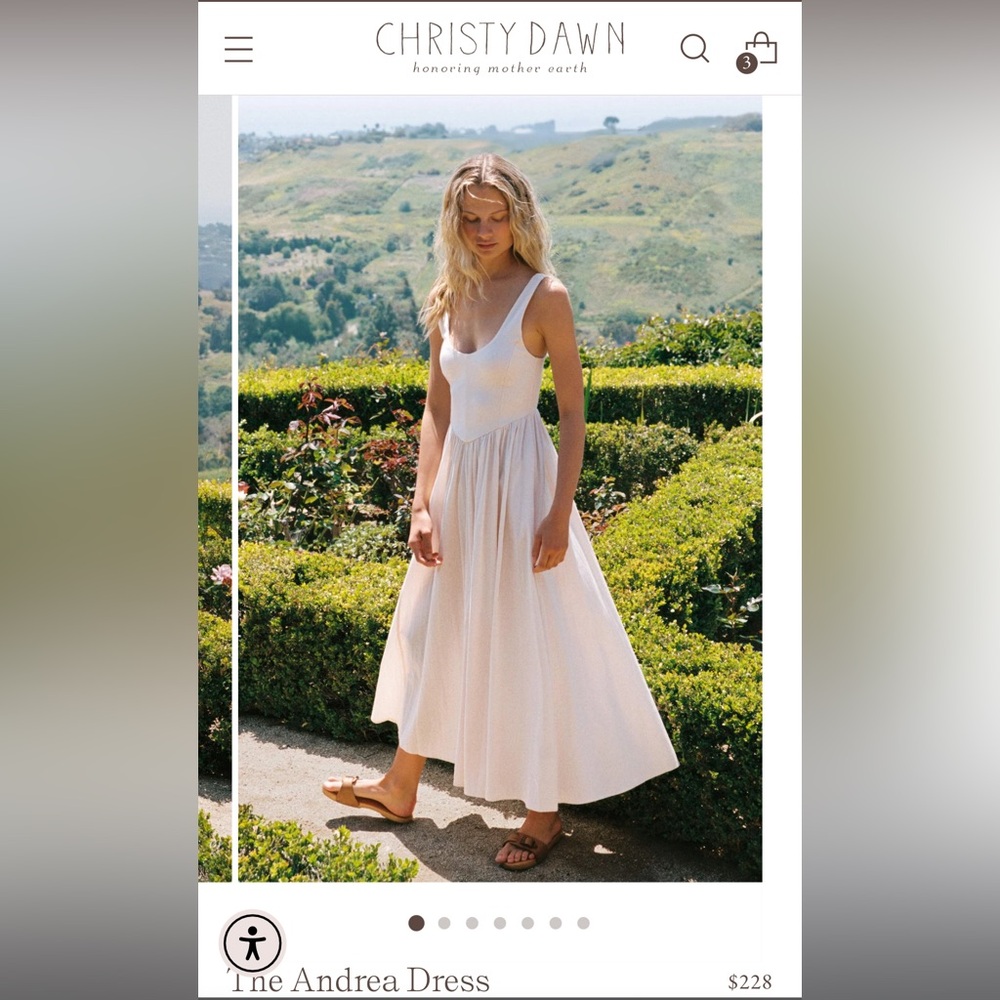 Christy Dawn Pink Dress